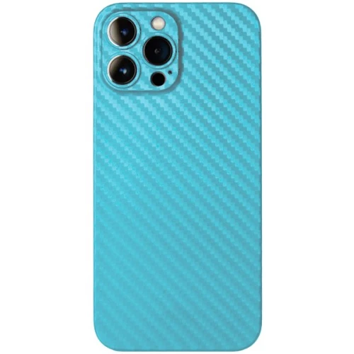 Чехол накладка для Apple iPhone 12 Pro Luxo Cevlar глянцевый J161 Голубой