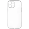 Силиконовый чехол для Apple iPhone 12 Pro Max TPU 1мм с защитой камеры Прозрачный
