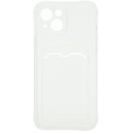 Силиконовый чехол для Apple iPhone 13 Card Holder Прозрачный