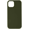 Силиконовый чехол для Apple iPhone 13 Mini Болотный зеленый