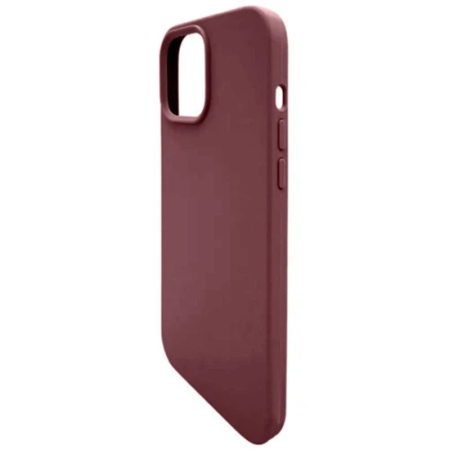 Силиконовый чехол для Apple iPhone 13 Mini Темно красный