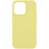 Силиконовый чехол для Apple iPhone 13 Mini Желтый светлый