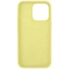 Силиконовый чехол для Apple iPhone 13 Mini Желтый светлый