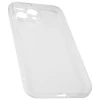 Силиконовый чехол для Apple iPhone 13 Pro TPU mp 1мм с защитой камеры Прозрачный глянцевый