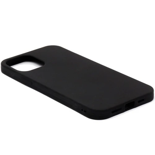 Силиконовый чехол для Apple iPhone 13 Pro TPU 1мм Черный матовый