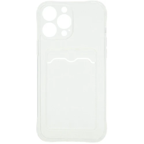 Силиконовый чехол для Apple iPhone 13 Pro Card Holder Прозрачный