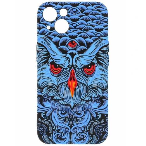 Силиконовый чехол для Apple iPhone 14 Helsen с защитой камеры J69