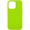 Силиконовый чехол для Apple iPhone 14 Plus Лаймовый