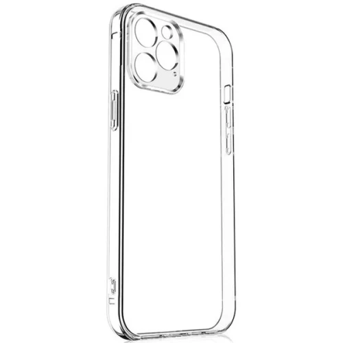 Силиконовый чехол для Apple iPhone 14 Pro TPU 1мм с защитой камеры Прозрачный