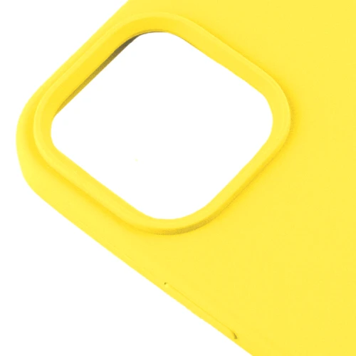 Силиконовый чехол для Apple iPhone 15 Silicone Case Full Желтый