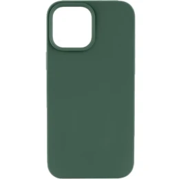 Силиконовый чехол для Apple iPhone 15 Silicone Case Full Темно-зеленый