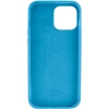 Силиконовый чехол для Apple iPhone 15 Pro Silicone Case Full Голубой
