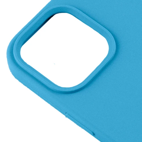 Силиконовый чехол для Apple iPhone 15 Pro Silicone Case Full Голубой
