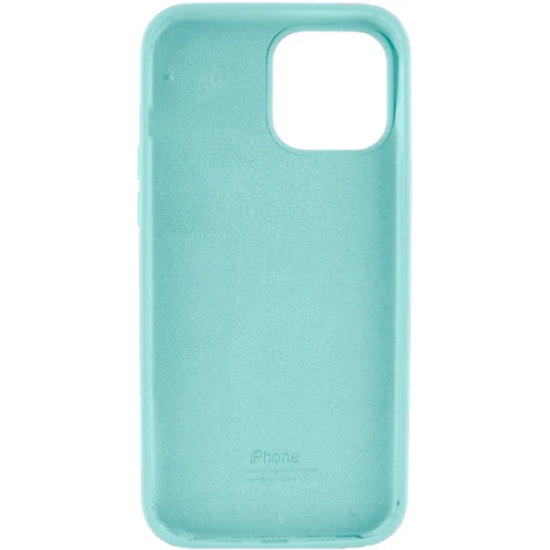 Силиконовый чехол для Apple iPhone 15 Pro Silicone Case Full Бирюзовый