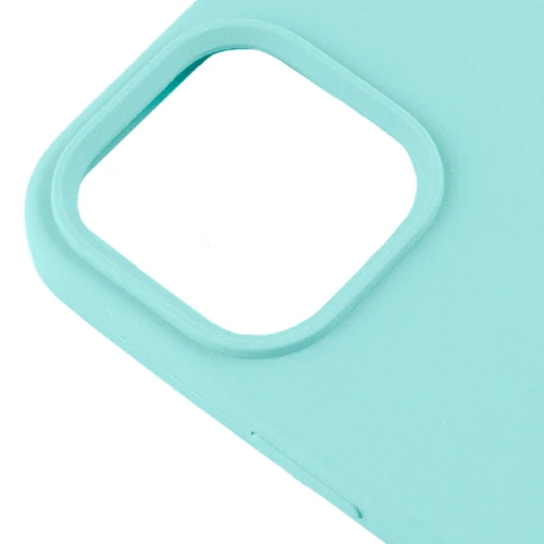 Силиконовый чехол для Apple iPhone 15 Pro Silicone Case Full Бирюзовый