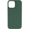 Силиконовый чехол для Apple iPhone 15 Pro Silicone Case Full Темно-зеленый
