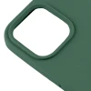 Силиконовый чехол для Apple iPhone 15 Pro Silicone Case Full Темно-зеленый