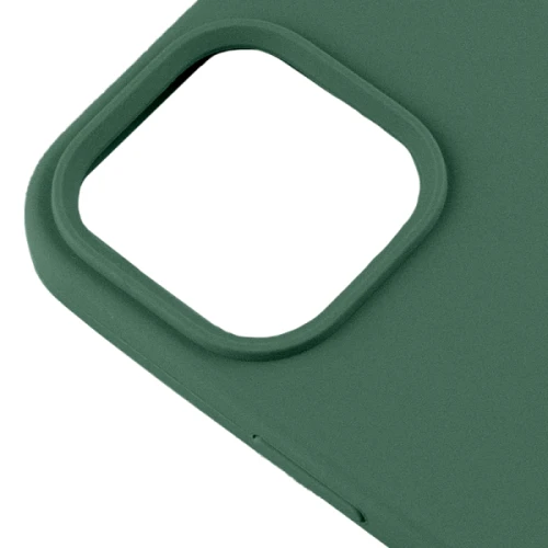 Силиконовый чехол для Apple iPhone 15 Pro Silicone Case Full Темно-зеленый