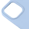 Силиконовый чехол для Apple iPhone 15 Pro Max Silicone Case Full Васильковый
