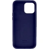 Силиконовый чехол для Apple iPhone 15 Pro Max Silicone Case Full Темно-синий