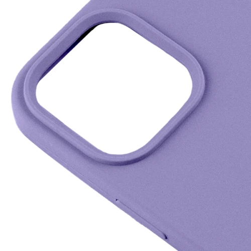 Силиконовый чехол для Apple iPhone 15 Pro Max Silicone Case Full Светло-фиолетовый