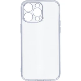 Силиконовый чехол для Apple iPhone 15 Pro Max Ultra Thin Case с защитой камеры Прозрачный