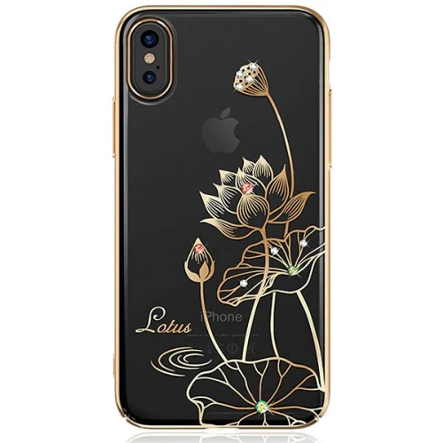 Чехол накладка для Apple iPhone X Kingxbar 9 Золотой