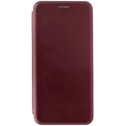 Чехол книжка для Xiaomi Redmi 10 Fashion Case Бордовый