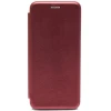 Чехол книжка для Xiaomi Poco M4 Pro Fashion Case Бордовый