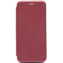 Чехол книжка для Realme C31 Fashion Case Бордовый