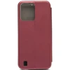 Чехол книжка для Realme C31 Fashion Case Бордовый