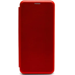 Чехол книжка для Huawei Nova Y70 Fashion Case на магнитах с визитницей Красный