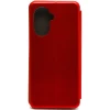 Чехол книжка для Huawei Nova Y70 Fashion Case на магнитах с визитницей Красный