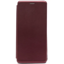Чехол книжка для Xiaomi Redmi 10A Fashion Case Бордовый