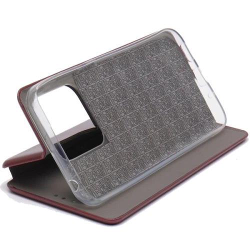 Чехол книжка для Xiaomi Redmi 10C Fashion Case Бордовый