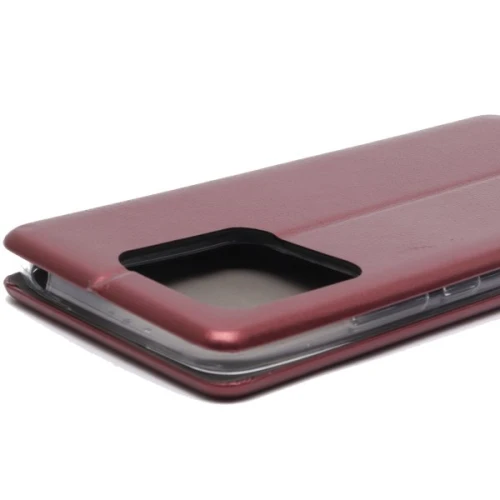 Чехол книжка для Xiaomi Redmi 10C Fashion Case Бордовый