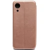 Чехол книжка для Samsung Galaxy A03 Core Fashion Case Розовое золото