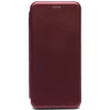 Чехол книжка для Tecno Spark 7 Fashion Case Бордовый