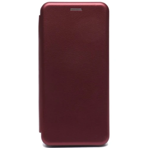 Чехол книжка для Tecno Spark 7 Fashion Case Бордовый