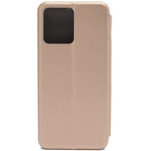 Чехол книжка для Realme C30 Fashion Case Золотой