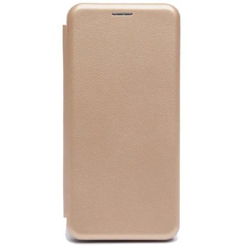 Чехол-книжка для Tecno Spark Go 1 Fashion Case на магнитах с визитницей Золотой