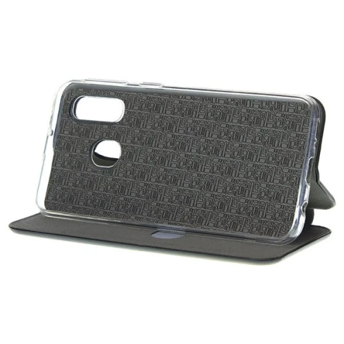 Чехол книжка для Samsung Galaxy A20S Fashion Case 3D Черный