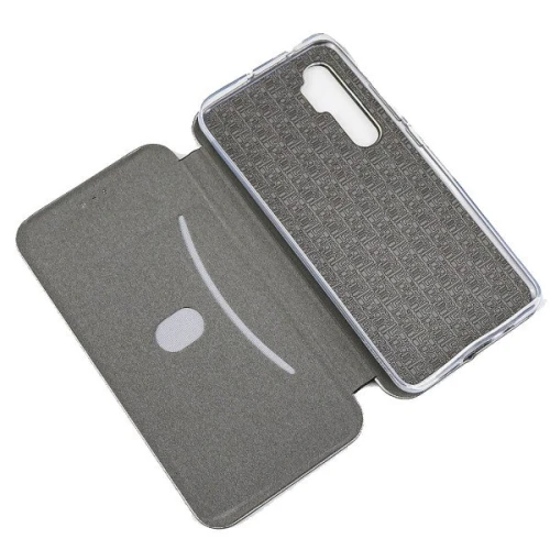 Чехол книжка для Xiaomi Mi Note 10 Fashion Case Серый