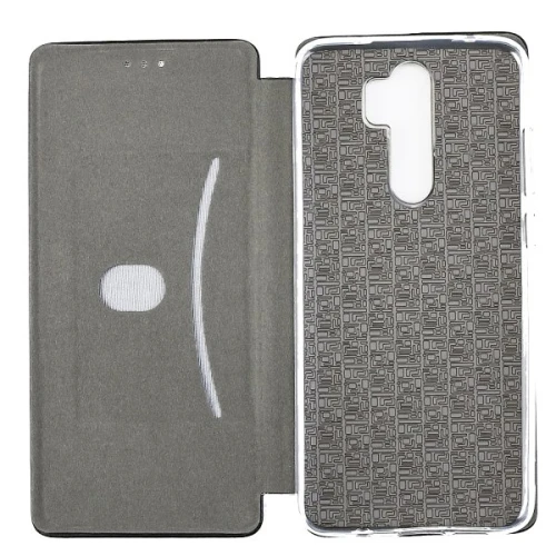 Чехол книжка для Xiaomi Redmi 9 Fashion Case Черный