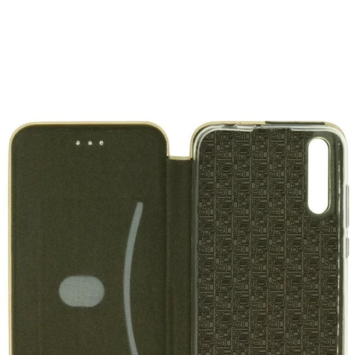 Чехол книжка для Huawei Honor 30i Fashion Case на магнитах Золотой