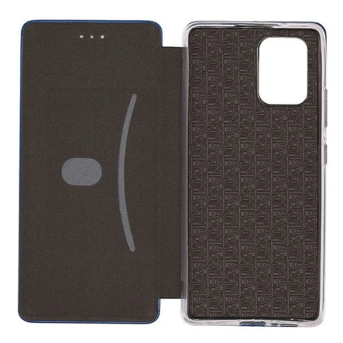 Чехол книжка для Xiaomi Mi 10 Lite Fashion Case на магнитах Синий