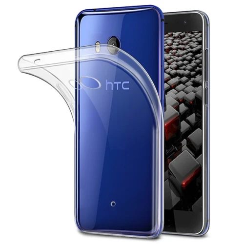 Силиконовый чехол для HTC U11 TPU New 0.5мм Прозрачный глянцевый