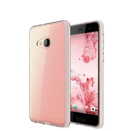 Силиконовый чехол для HTC U Play TPU New 0.5мм Прозрачный глянцевый