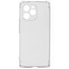 Силиконовый чехол для Honor 60 SE TPU 1мм с защитой камеры Прозрачный глянцевый