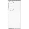 Силиконовый чехол для Honor 70 TPU 1мм с защитой камеры Прозрачный